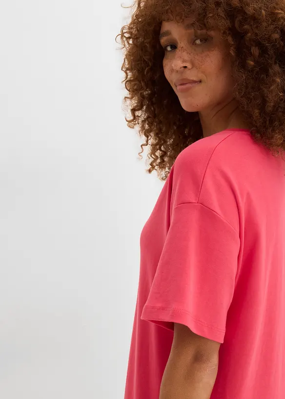 T-shirtkl&auml;nning i oversizemodell med V-ringning (2-pack), bonprix