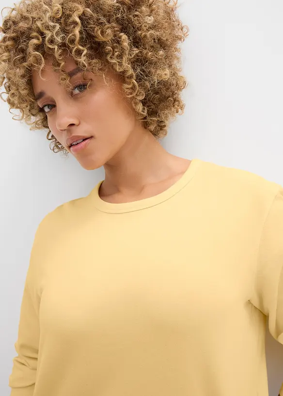 Sweatshirt med ekologisk bomull, bonprix