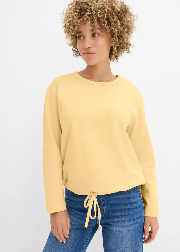 Sweatshirt med ekologisk bomull, bonprix