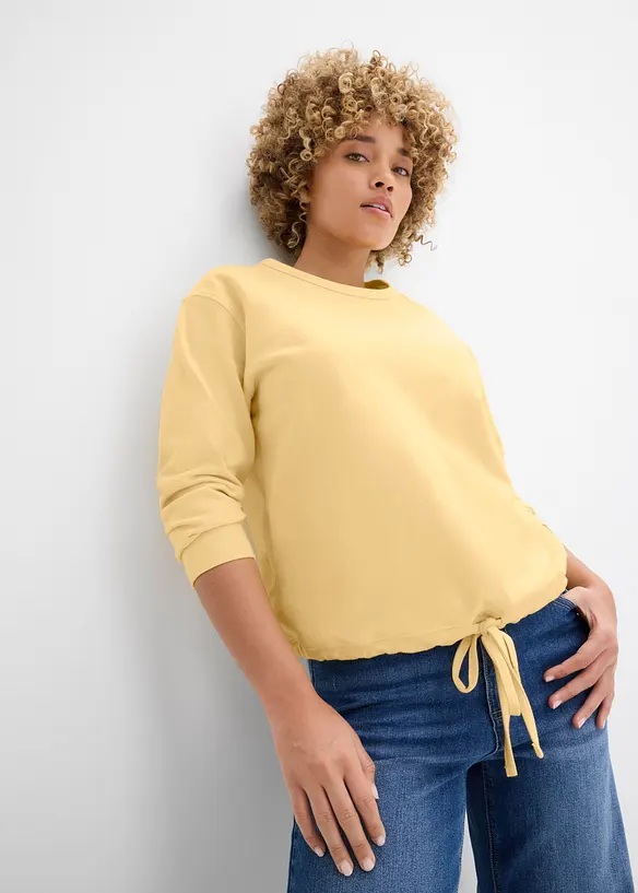 Sweatshirt med ekologisk bomull, bonprix
