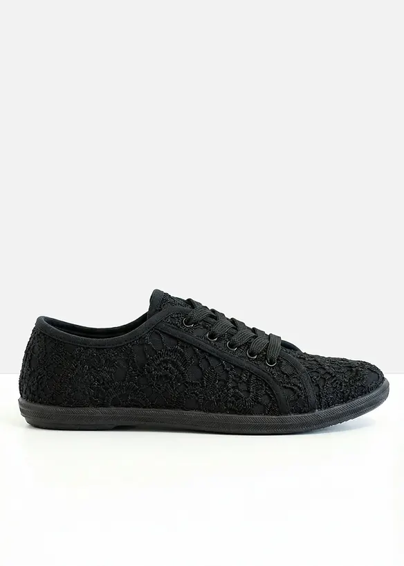 Sneakers med spets, bonprix