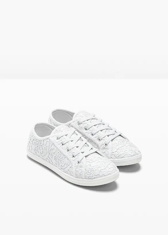 Sneakers med spets, bonprix