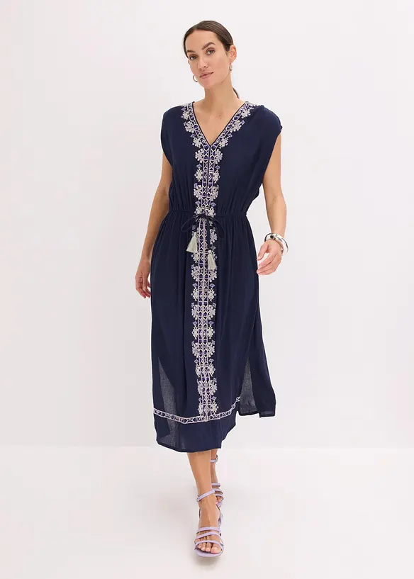Mellanl&aring;ng viskoskl&auml;nning i bohemisk stil, bonprix