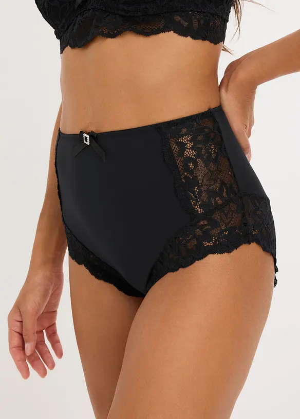 Midjetrosa med mjuk spets, bonprix