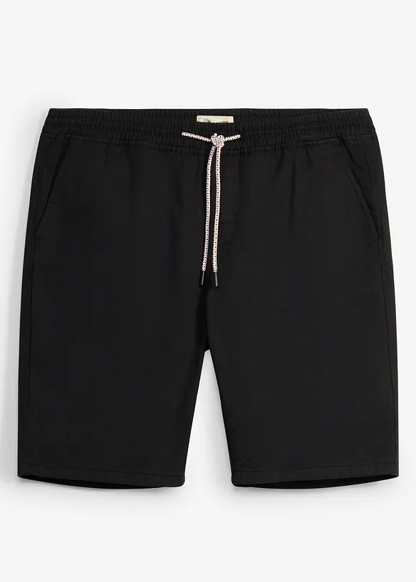 Dra p&aring;-shorts av bomull, normal passform, bonprix