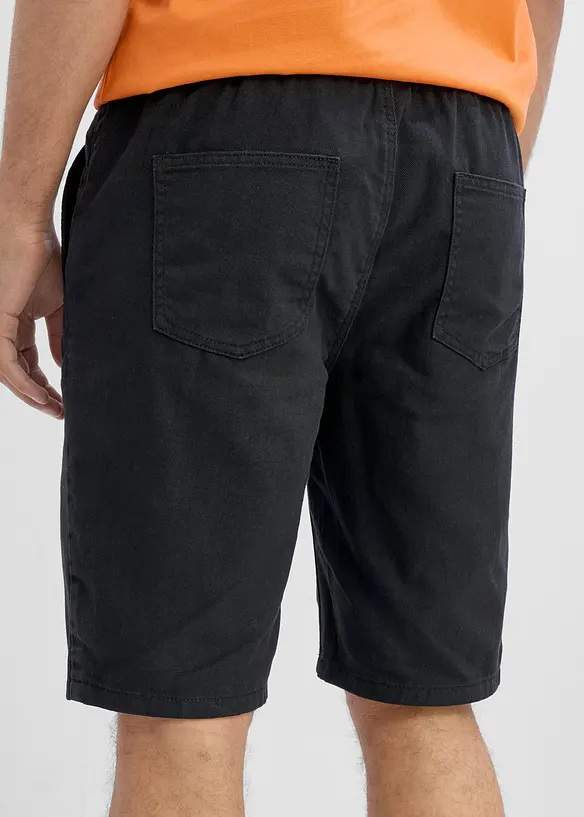 Dra p&aring;-shorts av bomull, normal passform, bonprix