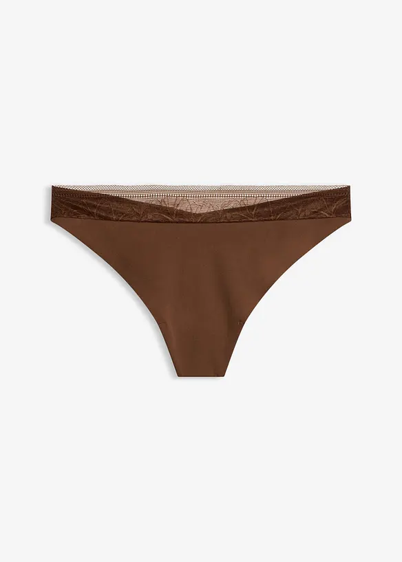 Laserskuren stringtrosa utan s&ouml;m, bonprix