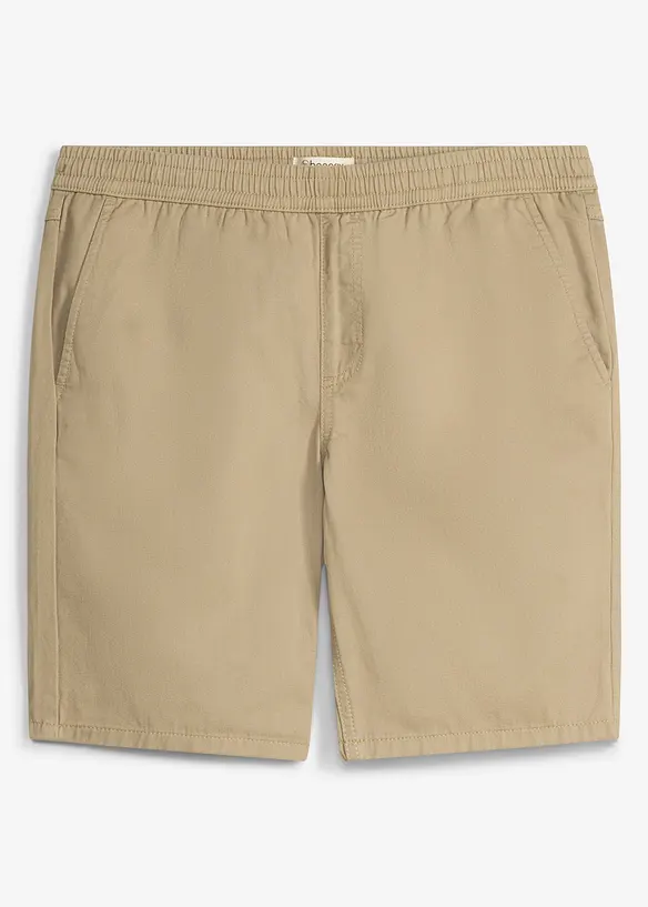Dra p&aring;-shorts av bomull, normal passform, bonprix