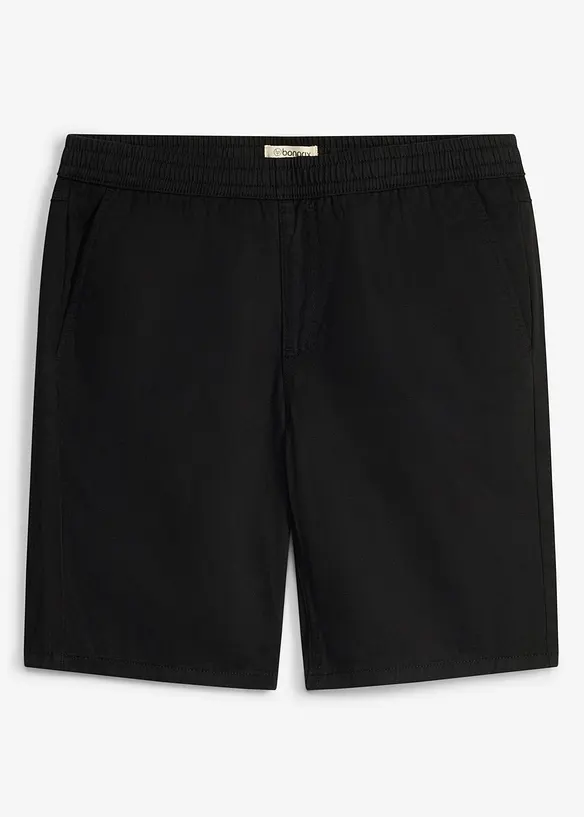 Dra p&aring;-shorts av bomull, normal passform, bonprix
