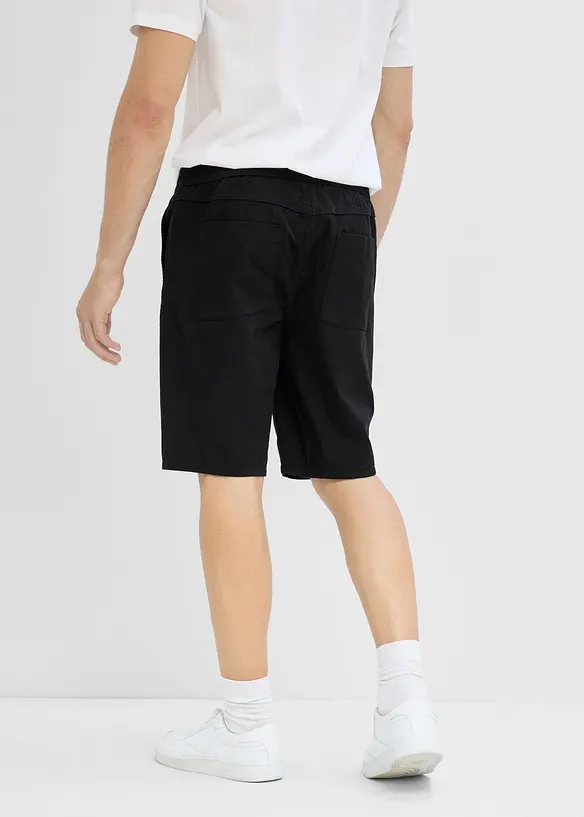Dra p&aring;-shorts av bomull, normal passform, bonprix