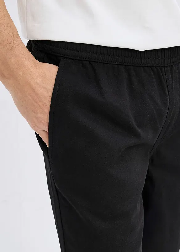 Dra p&aring;-shorts av bomull, normal passform, bonprix