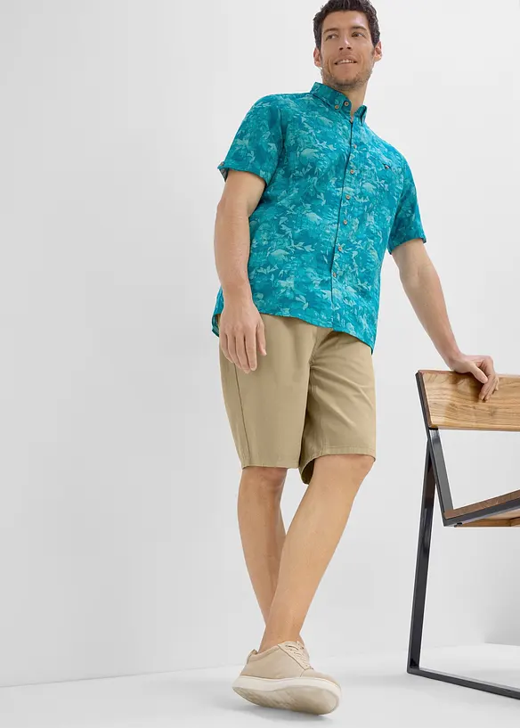 Dra p&aring;-shorts av bomull, normal passform, bonprix