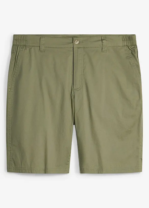 Stretchiga shorts med elastisk midja, Regular Fit, bonprix