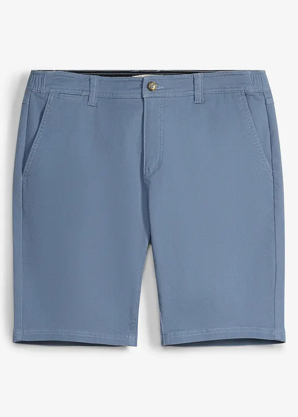 Stretchiga shorts med res&aring;rmidja, Regular Fit, bonprix