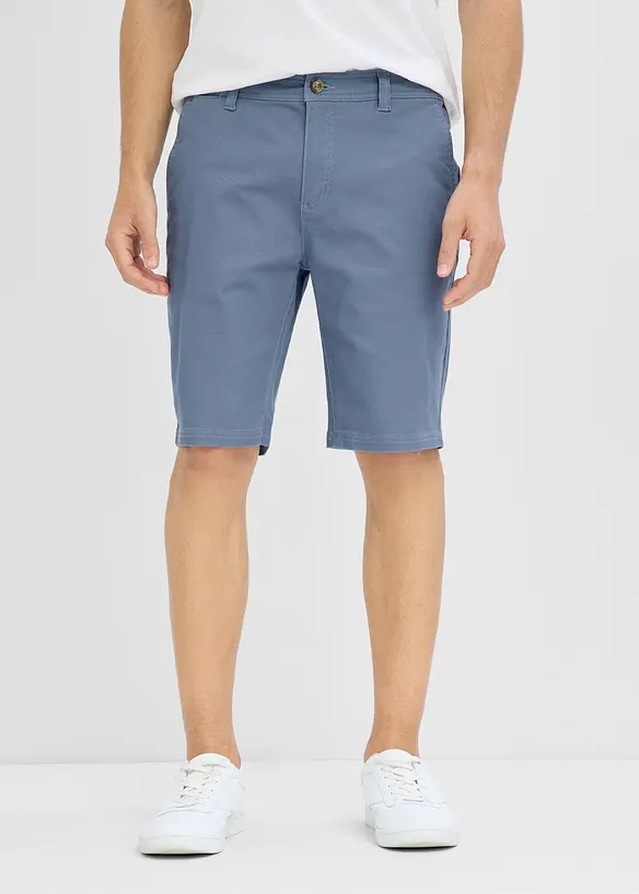 Stretchiga shorts med res&aring;rmidja, Regular Fit, bonprix