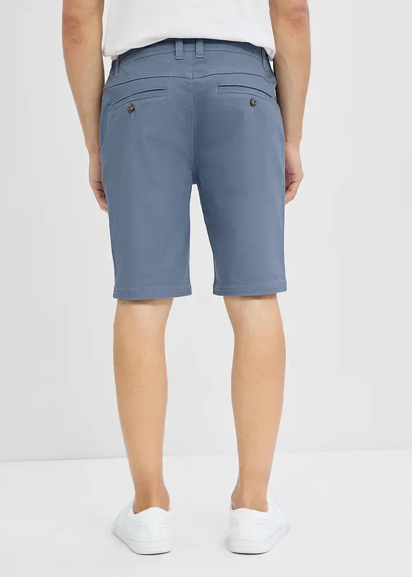 Stretchiga shorts med res&aring;rmidja, Regular Fit, bonprix