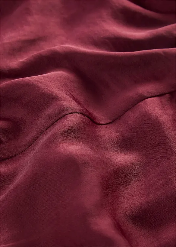 Linne av satin med mjukt fall, bonprix