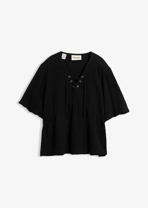 Blustopp av luftig muslin, bonprix