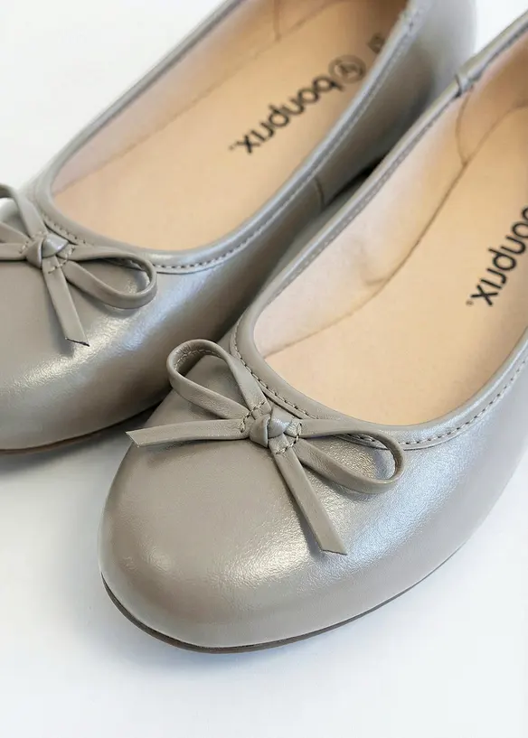 Ballerinaskor med rosett, bonprix