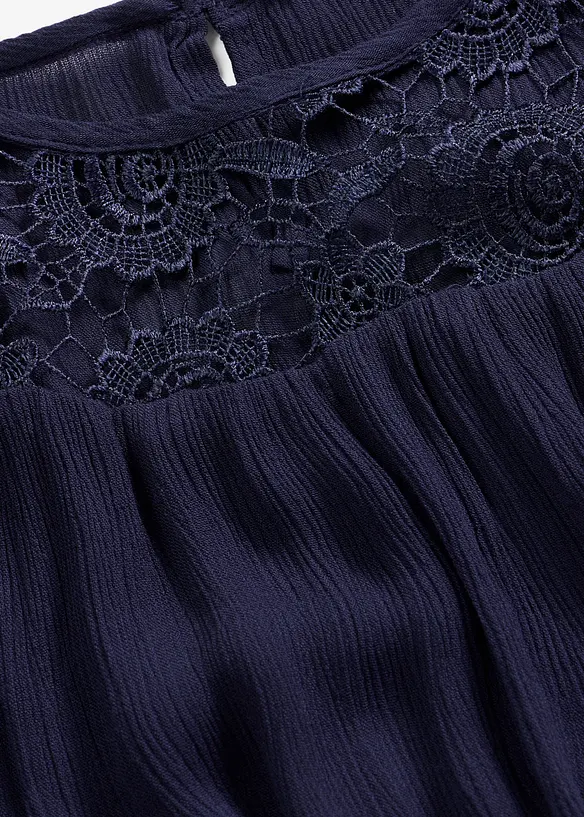 Blus av ren viskos, bonprix