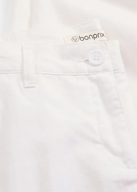 V&auml;vd byxa i linne och bomull, bonprix