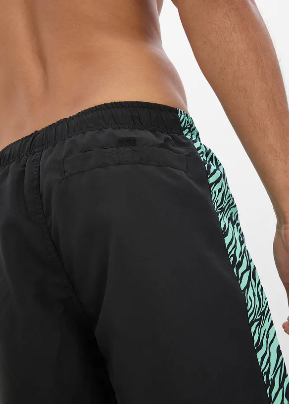 Badshorts med m&ouml;nstrade inf&auml;llningar, bonprix