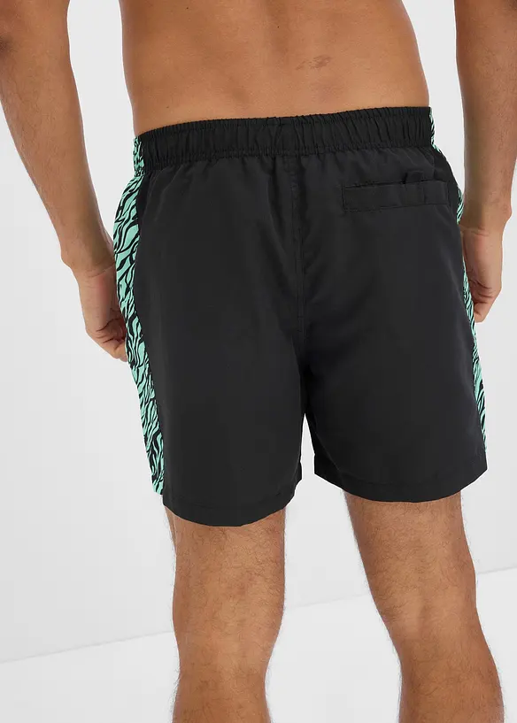 Badshorts med m&ouml;nstrade inf&auml;llningar, bonprix