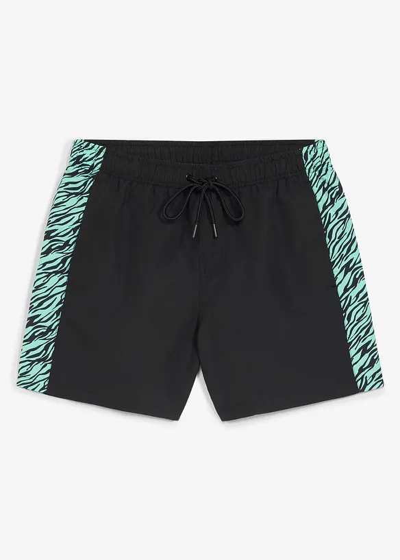Badshorts med m&ouml;nstrade inf&auml;llningar, bonprix