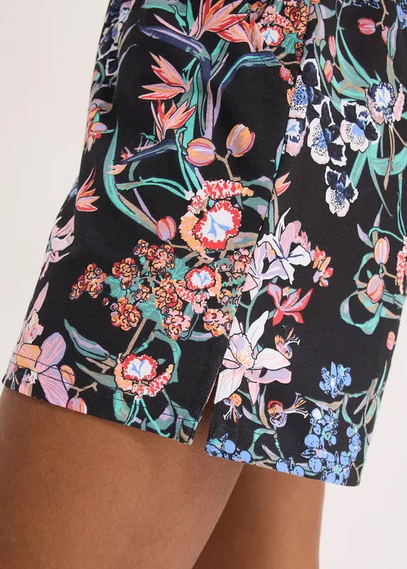 Jerseyshorts i elastisk bomullsmix (2-pack), bonprix