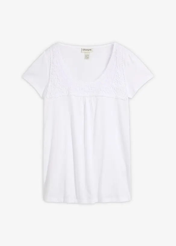 Kort&auml;rmad topp, bonprix