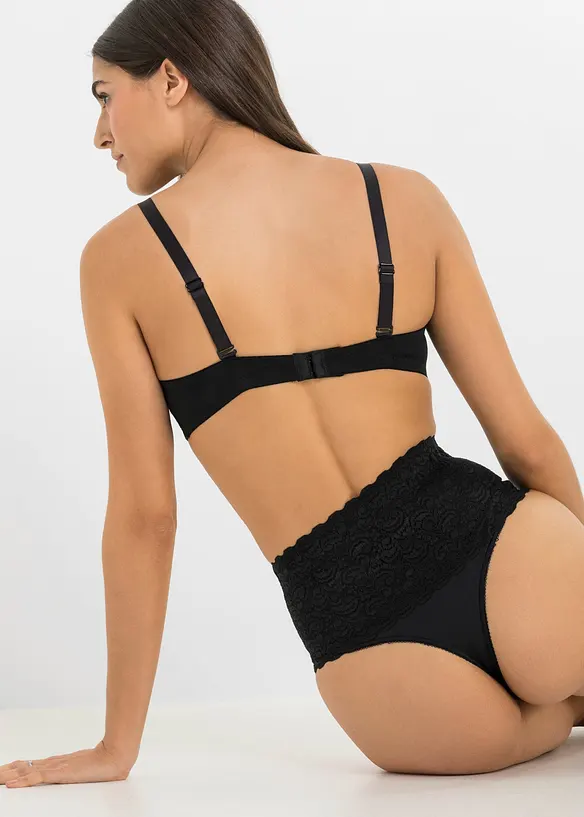 Stringtrosa med medelh&ouml;g formande effekt (2-pack), bonprix