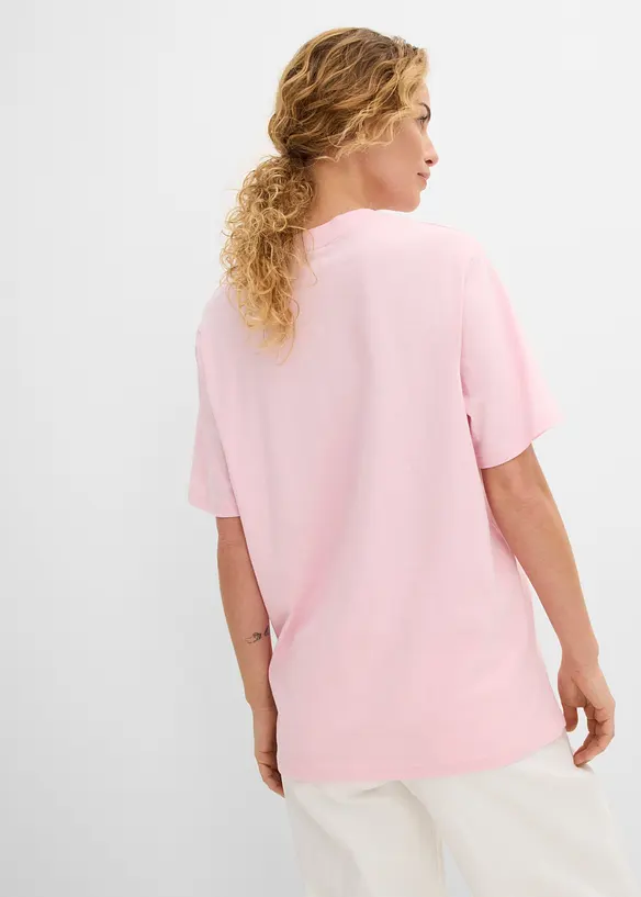 Vid l&aring;ng topp med V-ringning (5-pack), bonprix