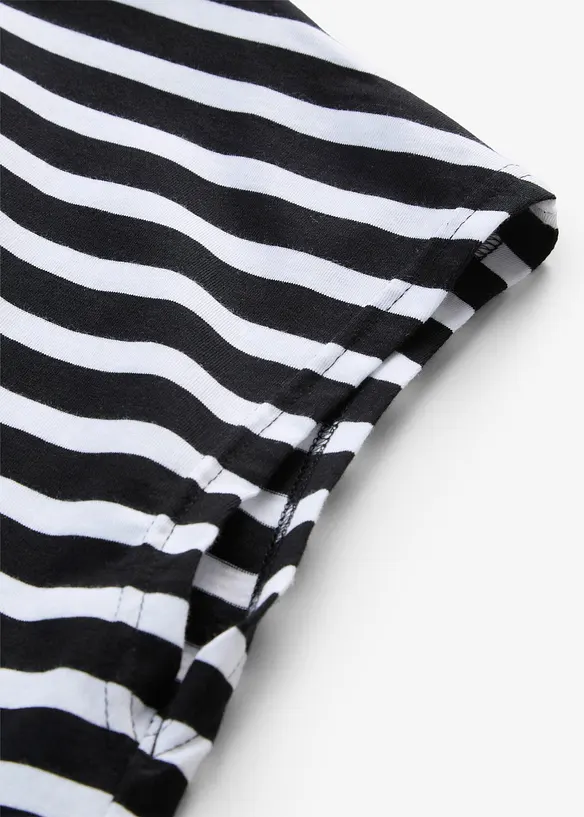 Randig T-shirt i ekologisk bomull, bonprix