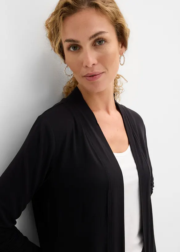 Cardigan i mjuk viskos, bonprix