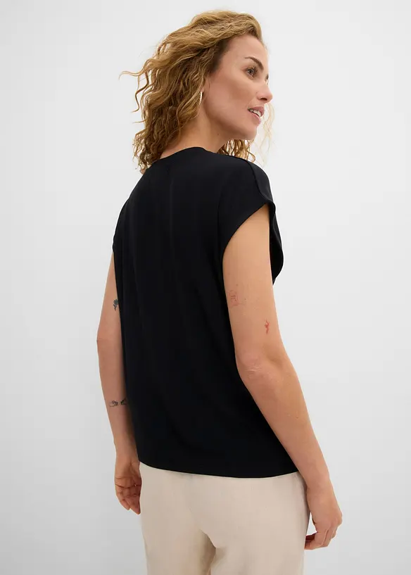 T-shirt med mjuk viskos, bonprix