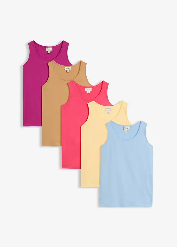 L&aring;ngt linne (5-pack), bonprix