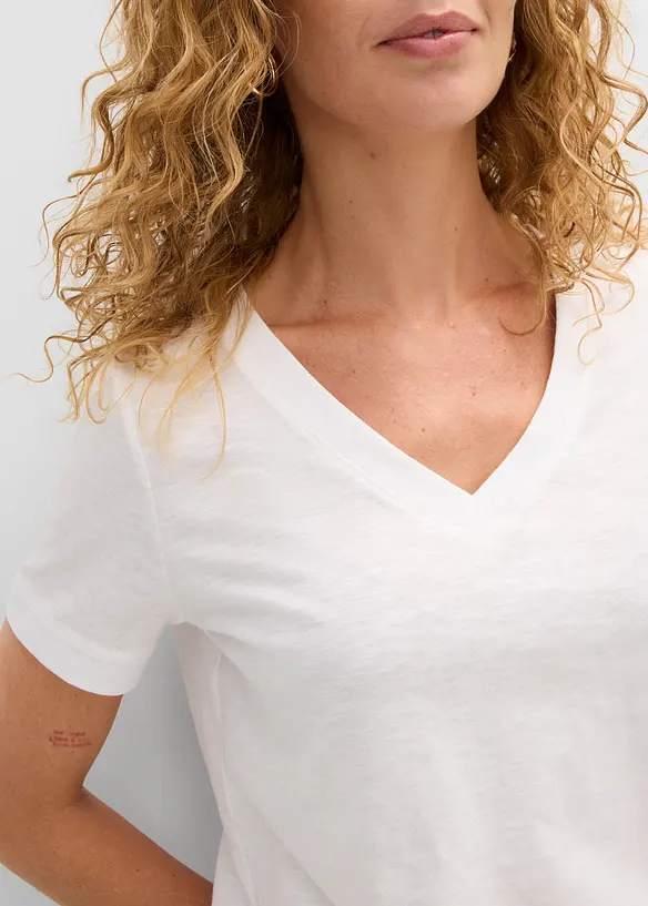 T-shirt i ren bomull, bonprix