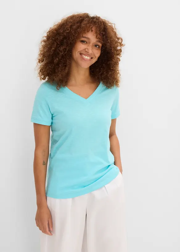 T-shirt i ren bomull, bonprix