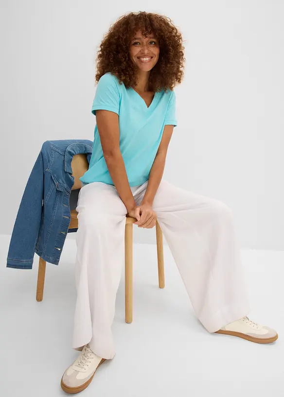 T-shirt i ren bomull, bonprix