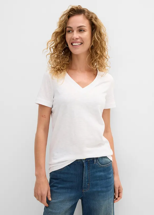T-shirt i ren bomull, bonprix