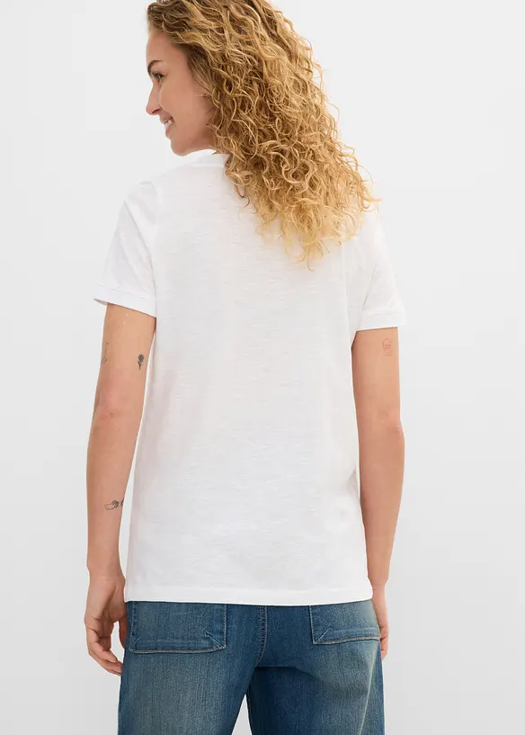 T-shirt i ren bomull, bonprix