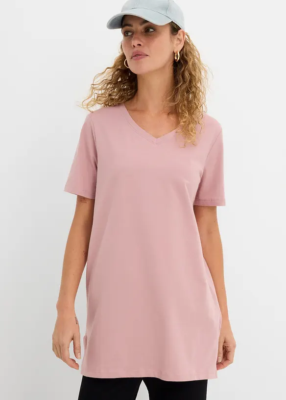 L&aring;ng topp med V-ringning (2-pack), bonprix