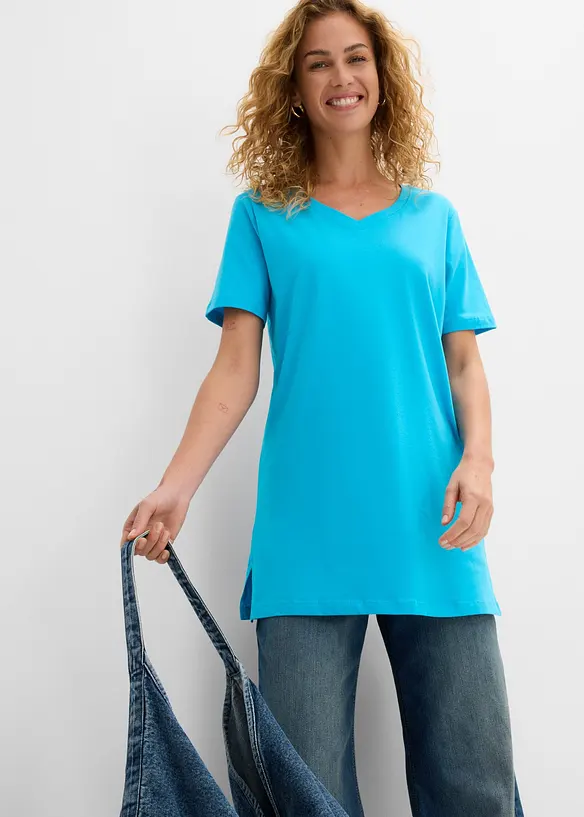 L&aring;ng topp med V-ringning (2-pack), bonprix