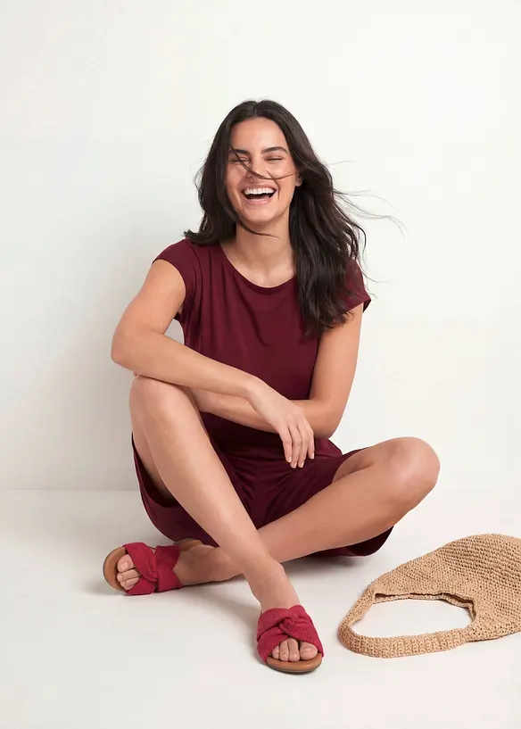 Jumpsuit av mjuk viskosmix, bonprix
