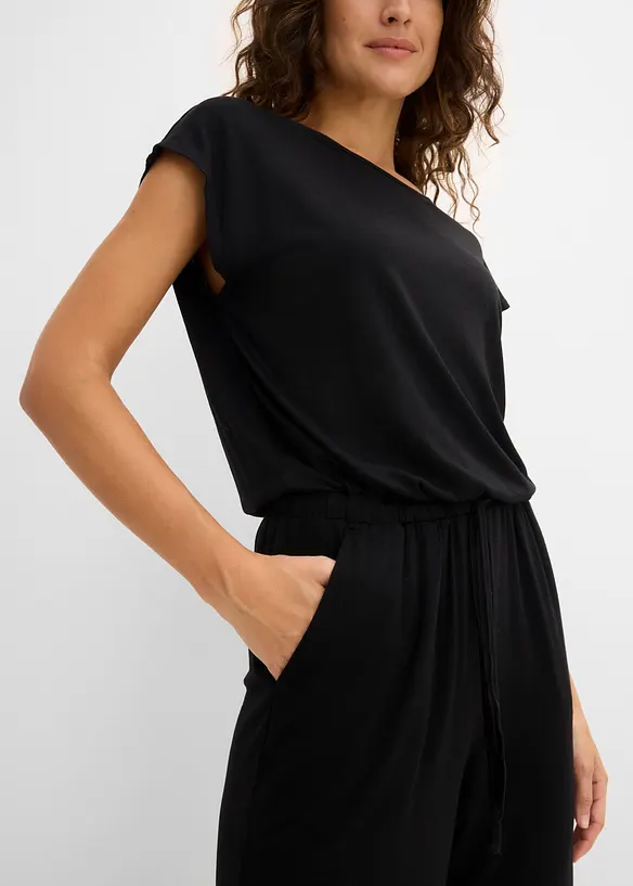 Jumpsuit av mjuk viskosmix, bonprix