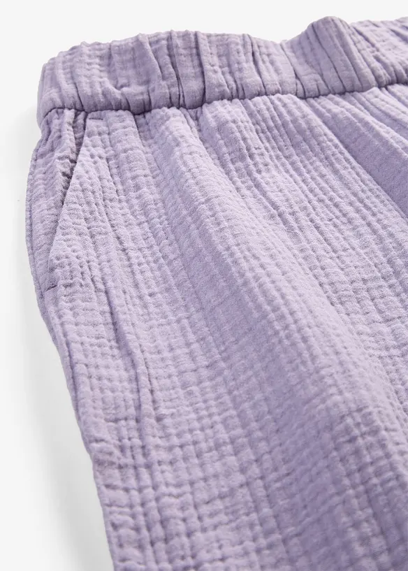 Marlenebyxa i bomullsmuslin, bonprix
