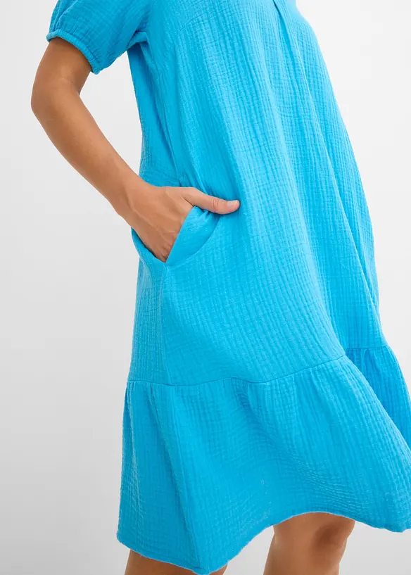 Minikl&auml;nning av muslin, bonprix