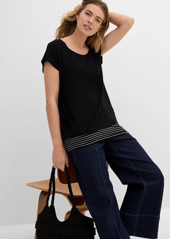 Topp i 2 i 1-stil, bonprix