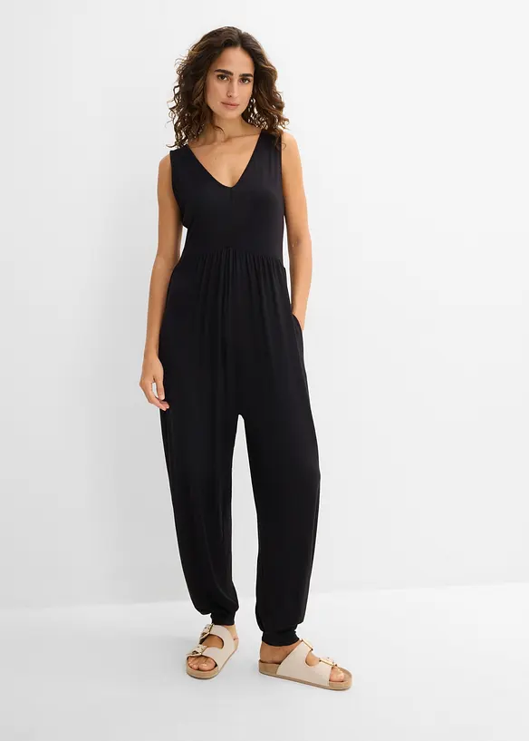 Jerseyjumpsuit av viskosmix, bonprix