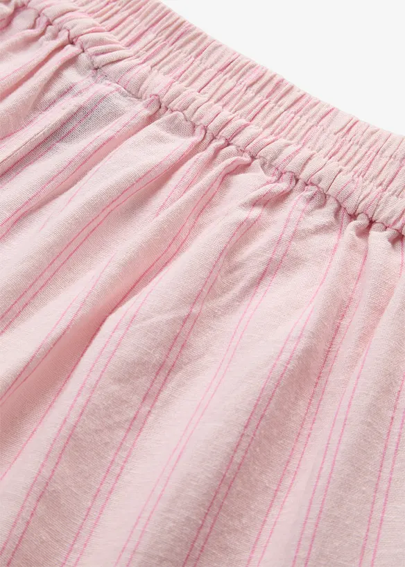 Dra p&aring;-byxa i linnemix, bonprix